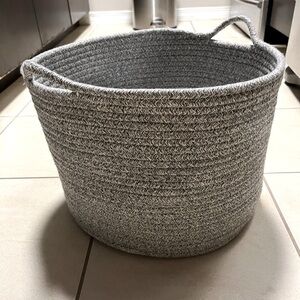 Woven Grey Basket